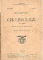 1909 bollettino del Cai 1908 n. 72 Autori vari